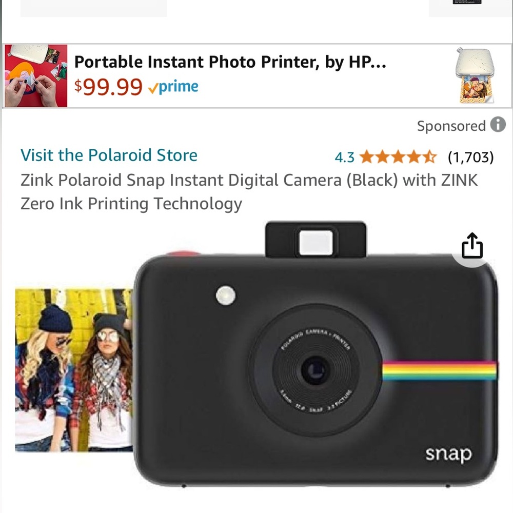 Polaroid Snap Instant Digital Camera